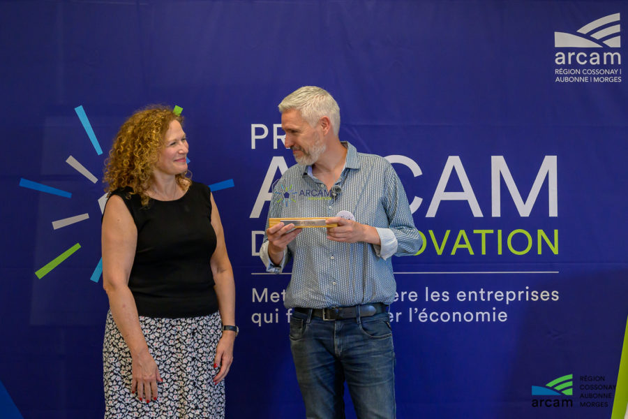 Présidente de la Commission Economique et lauréat 